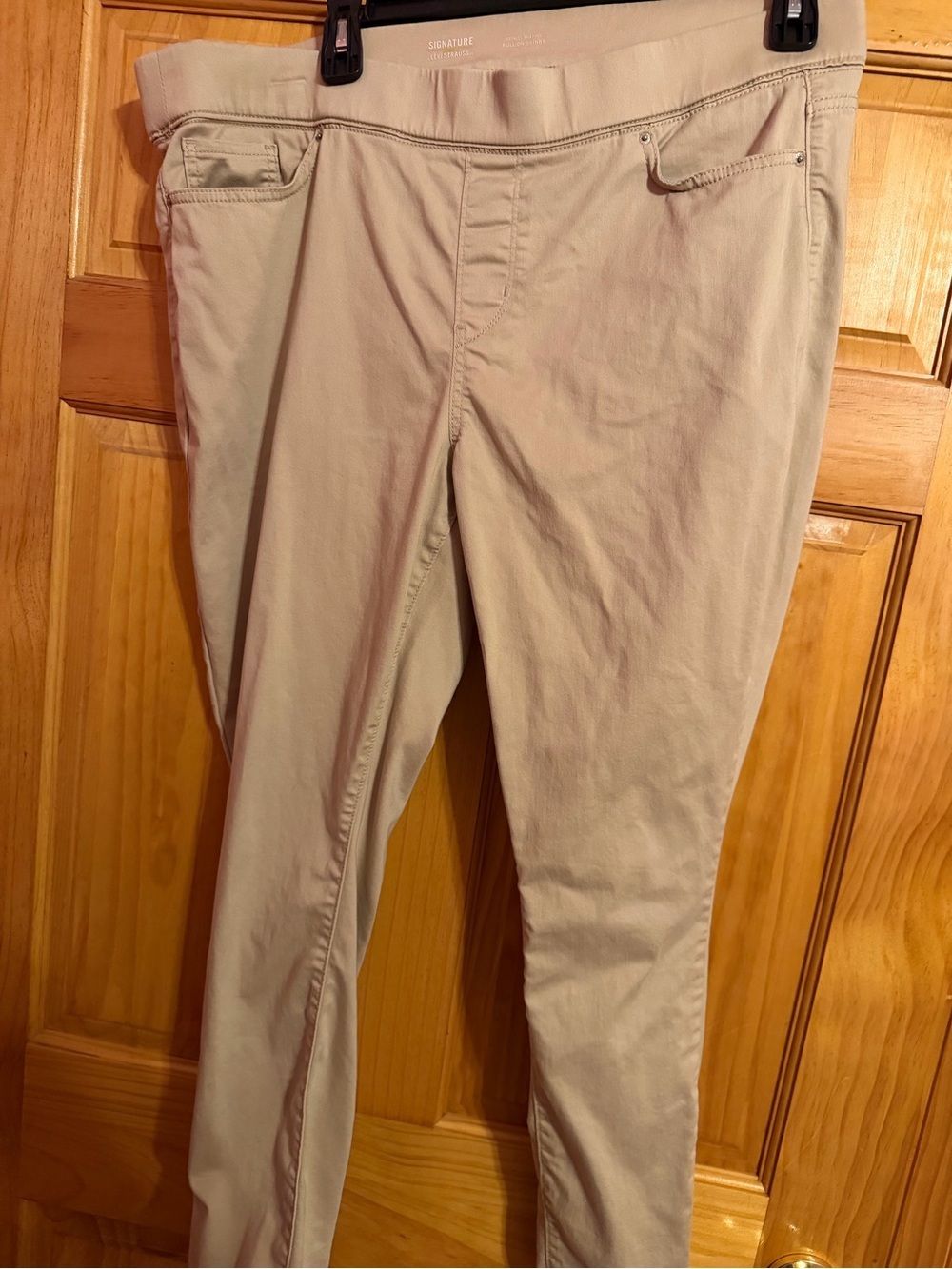 Signature Men's Stretch Chinos in Light Khaki